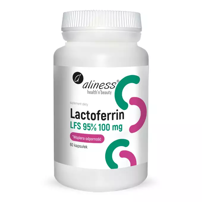 Aliness - Suplement diety - Lactoferrin LFS 95% 100mg x 60 kapsułek