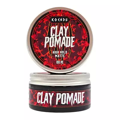 Koendu Clay Pomade - Matowa glinka do stylizacji włosów o mocnym chwycie 100ml