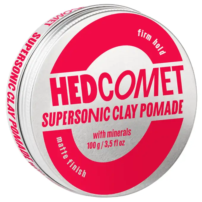 HEDCOMET Supersonic Clay Pomade - Matowa pomada do włosów o mocnym chwycie z minerałami 100g