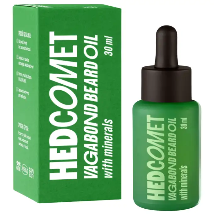 HEDCOMET Vagabound Beard Oil - Kondycjonujący olejek do brody z minerałami 30ml