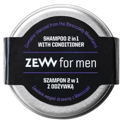 Szampon 2w1 z odżywką z węglem drzewnym z Bieszczad 15ml