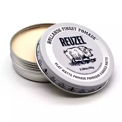 Reuzel Clay Matte Glinka do włosów średni chwyt/Mat wykończenie 95g