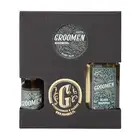 Groomen Earth STRONG - Zestaw do pielęgnacji brody mocny balsam, olejek i szampon
