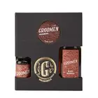 Groomen Fire STRONG - Zestaw do pielęgnacji brody balsam, olejek i szampon