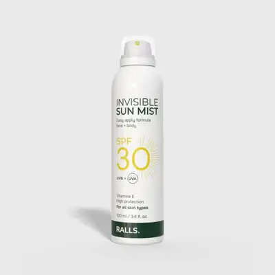 Ralls Invisible Sun Mist - Mgiełka z SPF 30 do twarzy i ciała 100ml