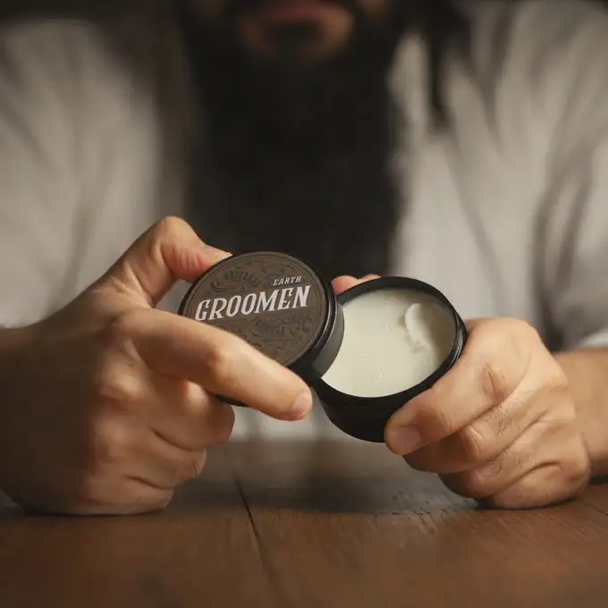 Groomen Earth - Zestaw do pielęgnacji brody balsam, olejek i szampon