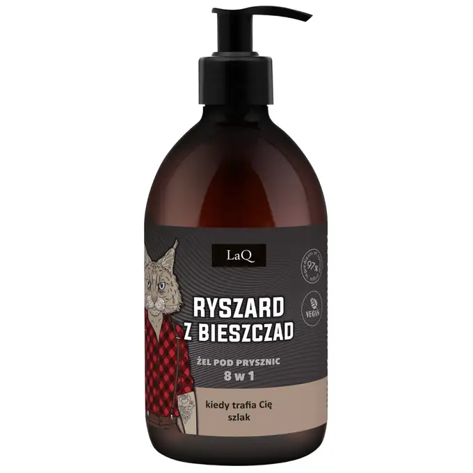 LaQ Ryszard z Bieszczad - Naturalny żel pod prysznic 500ml