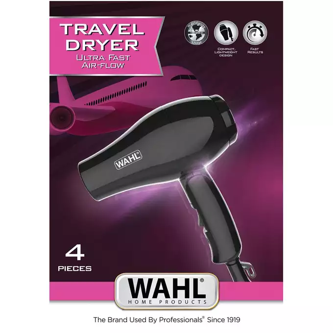 Wahl Travel Dryer - Podróżnicza suszarka do włosów 1000W