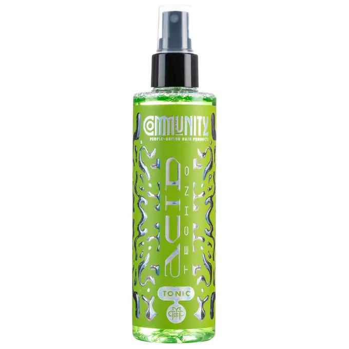 Community Cosmetics - Tonik do włosów Acid Techno 200ml, mocny chwyt i wysoka objętość