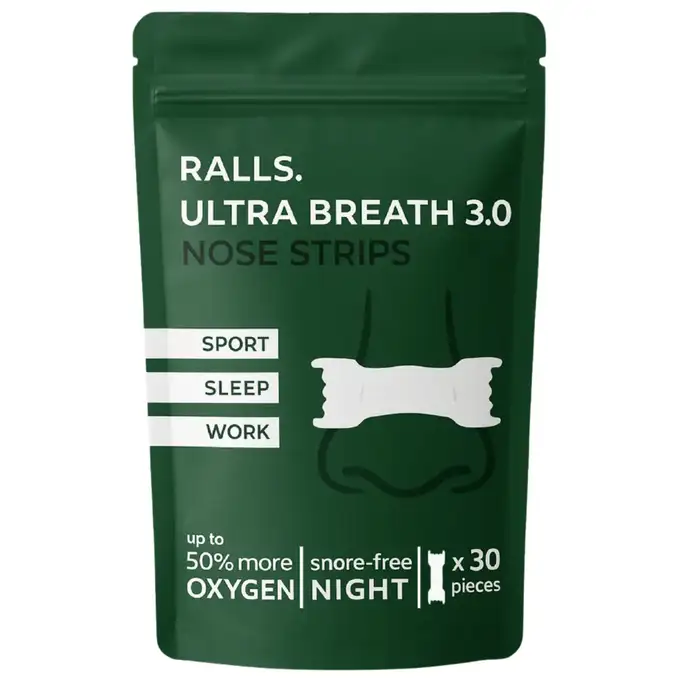 Ralls Ultra Breath 3.0 - Paski na nos ułatwiające oddychanie 30 sztuk