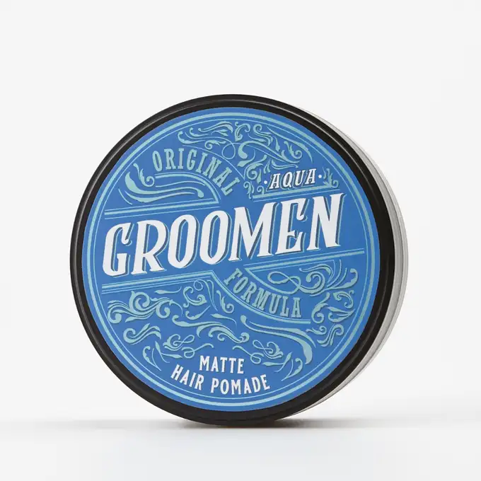 Groomen Aqua - Matowa pomada do włosów o elastycznym chwycie 120g 