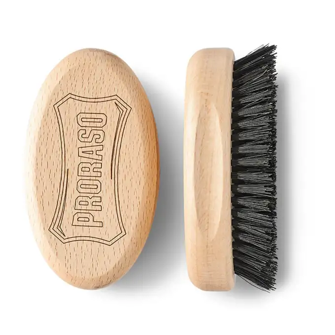 Zestaw do pielęgnacji brody Proraso Wood &amp; Spice - Olejek, balsam oraz kartacz