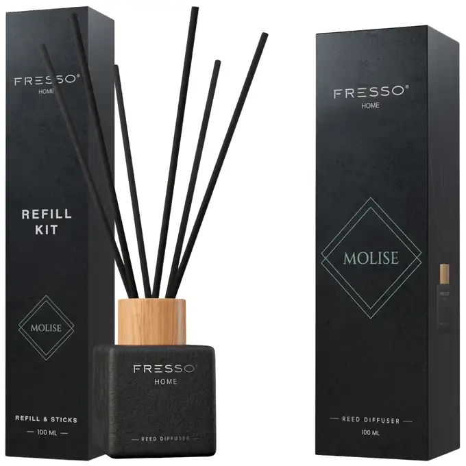 Zestaw Fresso Dyfuzor Zapachowy Molise 100ml + Refill KIT 100ml