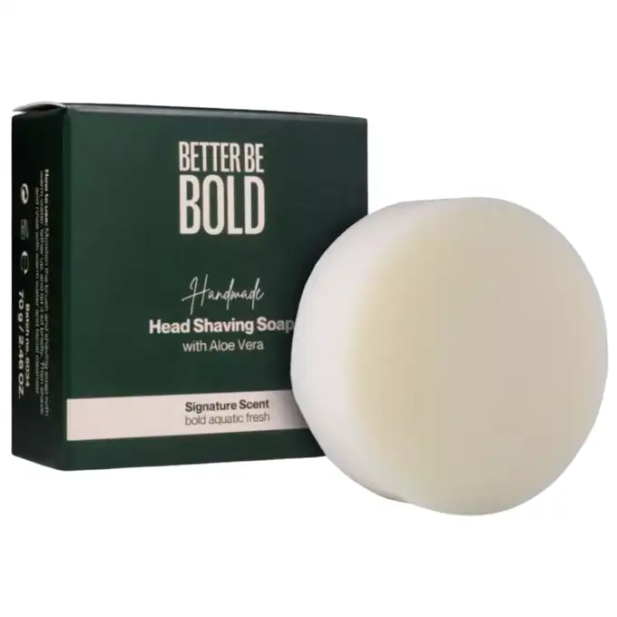 Better be bold head shaving soap - Mydło do golenia głowy w kostce 70g