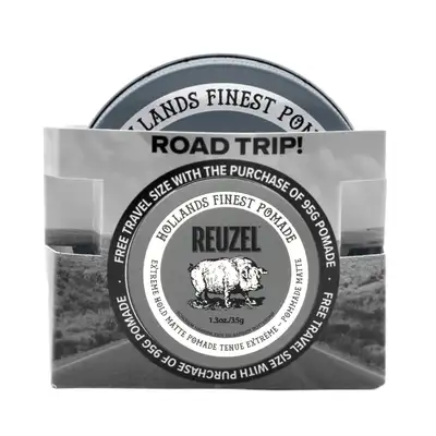 Reuzel Road Trip Extreme - Zestaw pomad o mocnym chwycie i matowym wykończeniu 95g+35g