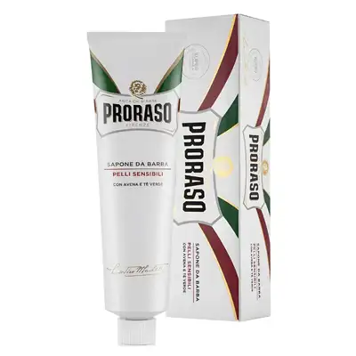 Zestaw do golenia z brzytwą - Krem do golenia Proraso, czarna brzytwa oraz paczka żyletek Muhle