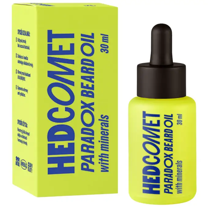 HEDCOMET Paradox Beard Oil - Kondycjonujący olejek do brody z minerałami 30ml