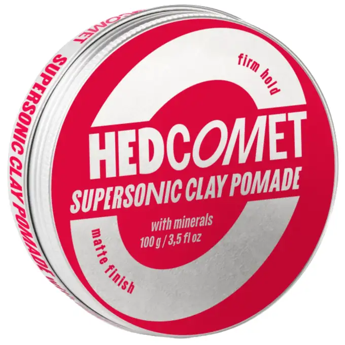HEDCOMET Supersonic Clay Pomade - Matowa pomada do włosów o mocnym chwycie z minerałami 100g