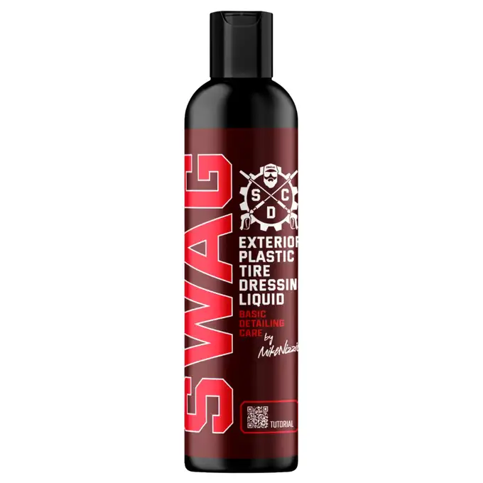 SWAG Basic Exterior Plastic Tire Dressing Liquid - Do pielęgnacji zewnętrznych elementów gumowych i plastikowych 250ml