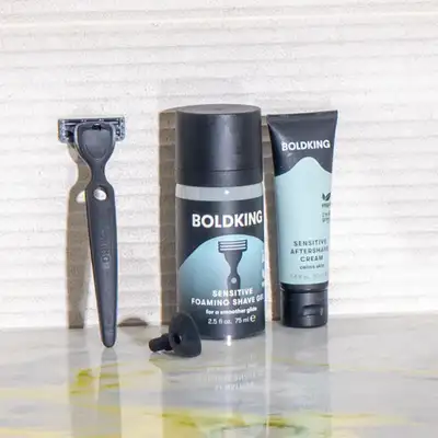 Boldking - Uniwersalny krem po goleniu twarzy, ciała i głowy do skóry wrażliwej 50ml