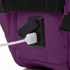 James Hawk Cabin Backpack Violet - Plecak podręczny do samolotu z portem USB