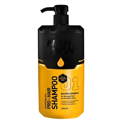 Nishman 01 Pro-Hair Shampoo - Szampon do włosów 1250ml