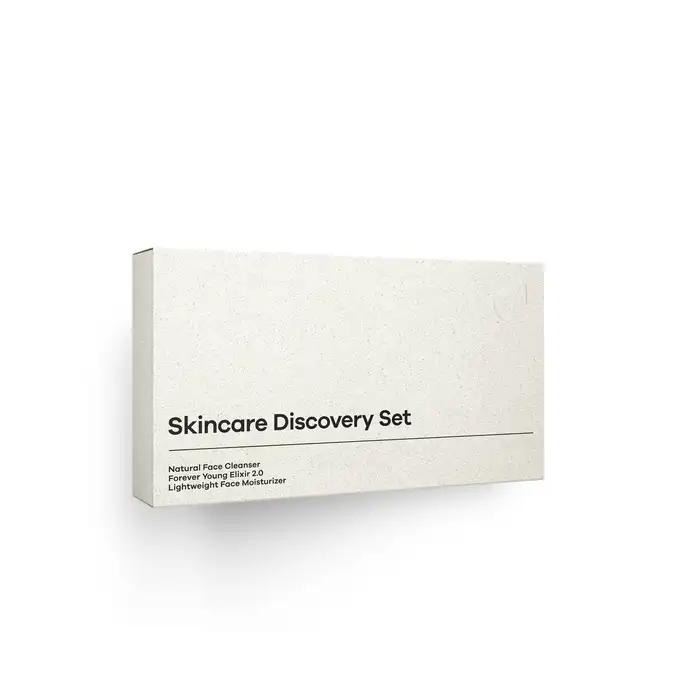 Beviro - Skincare Discovery Set - Żel do mycia twarzy, krem nawilżający oraz Forever Young 2.0 Elixir 3x15ml
