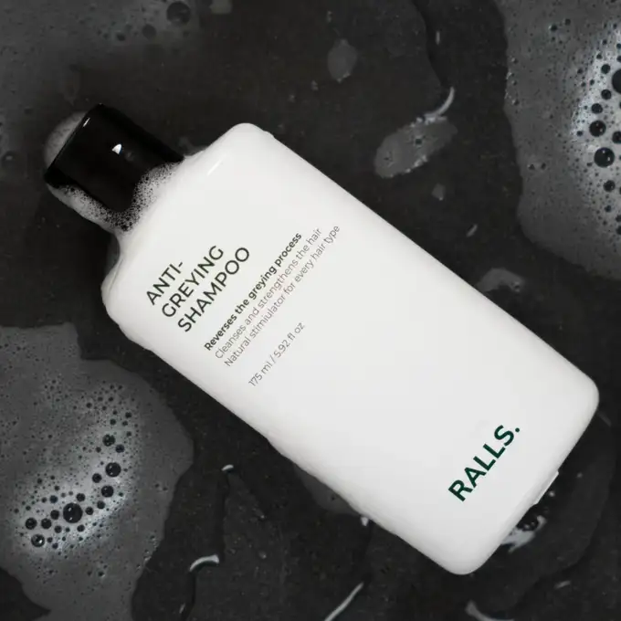 Ralls Anti-Greying - Kuracja przeciw siwieniu włosów szampon + suplement diety w kapsułkach