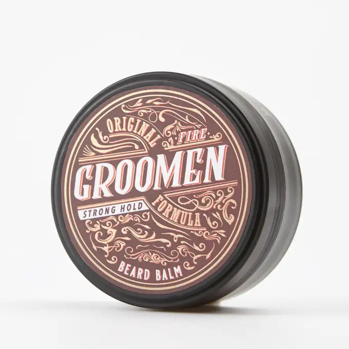 Groomen Fire Strong - Nawilżający balsam do brody o mocnym chwycie 50g