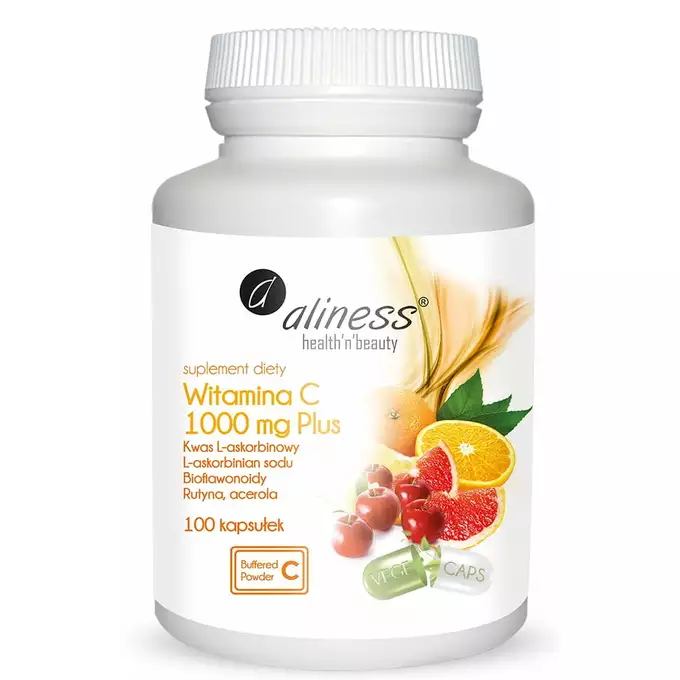 Aliness - Witamina C 1000 mg Plus x 100 kapsułek