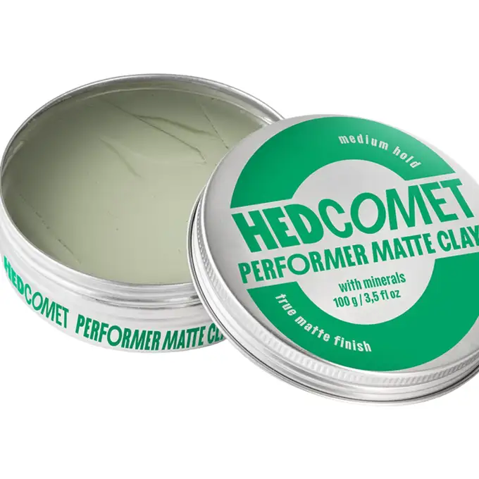 HEDCOMET Performer Matte Clay - Matowa pomada do włosów o średnim chwycie z minerałami 100g