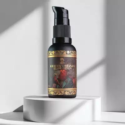 Jobski Cosmetics Golden Pheasant - Regeneracyjno wzmacniające serum do brody 30ml 