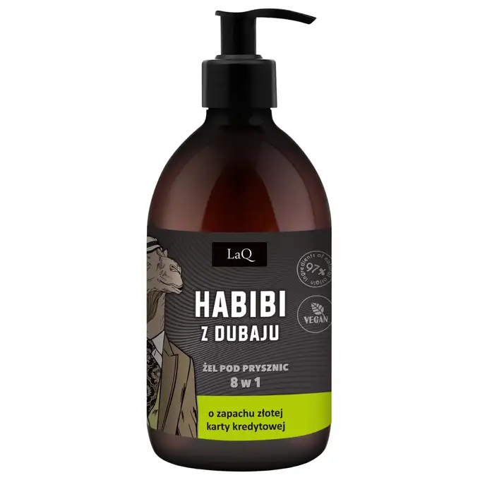 LaQ Habibi z Dubaju - Naturalny żel pod prysznic 500ml