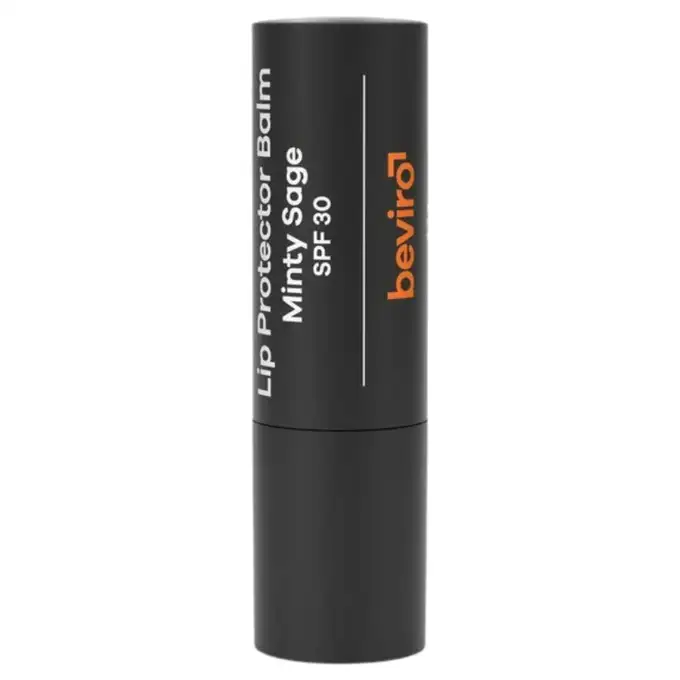 Beviro Lip Protector SPF 30 Minty Sage - Nawilżający balsam do ust w sztyfcie 4,2g