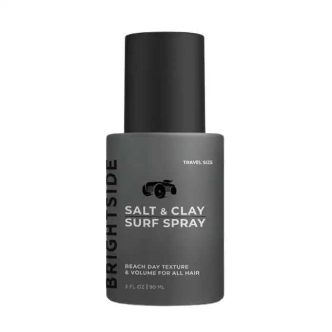 Brightside Salt &amp; Clay Surf Spray Travel - Sól morska do włosów z dodatkiem glinki w sprayu 90 ml