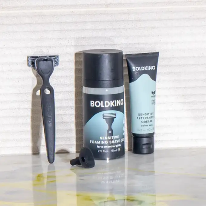 Boldking - Uniwersalny krem po goleniu twarzy, ciała i głowy do skóry wrażliwej 50ml
