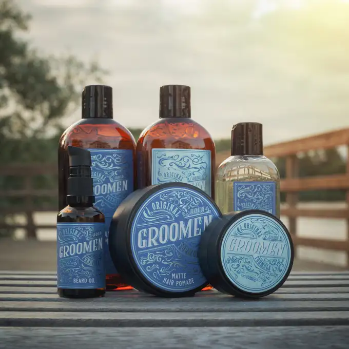 Groomen Aqua - Nawilżający szampon do brody 150 ml 