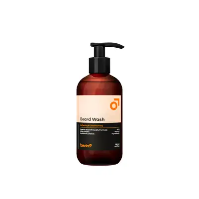 Beviro zestaw porost brody - Natural beard booster i szampon do pielęgnacji zarostu