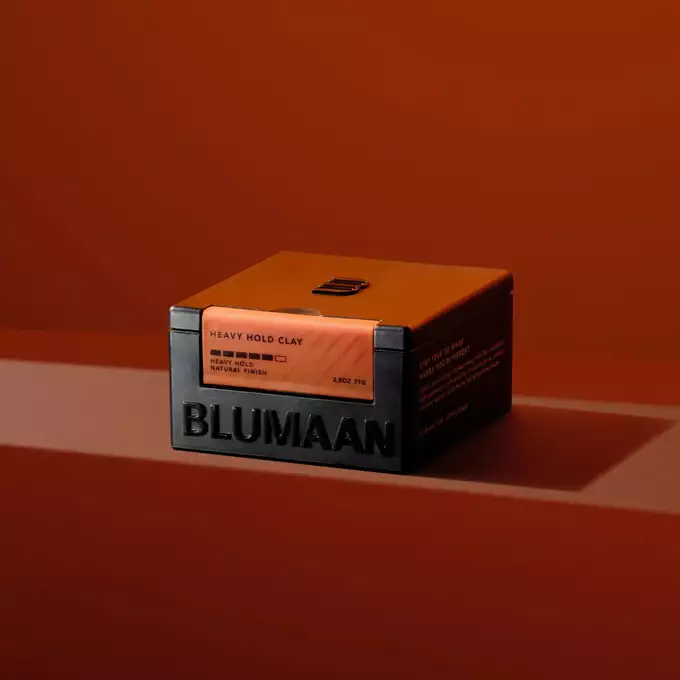 Blumaan Heavy Hold Clay - Glinka do włosów o bardzo mocnym chwycie 71g