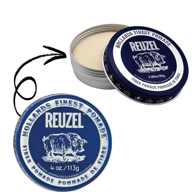 Reuzel Road Trip Fiber - Zestaw włóknistych past do włosów o mocnym chwycie i naturalnym wykończeniu 95g+35g