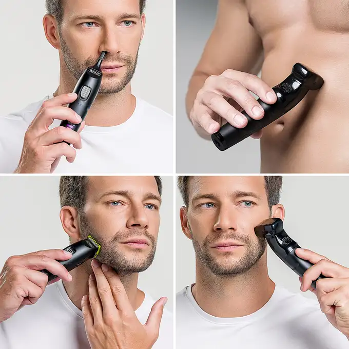 Wahl 9893-0464 Trymer Color Trim Beard advanced - Wielofunkcyjny trymer do golenia całego ciała 