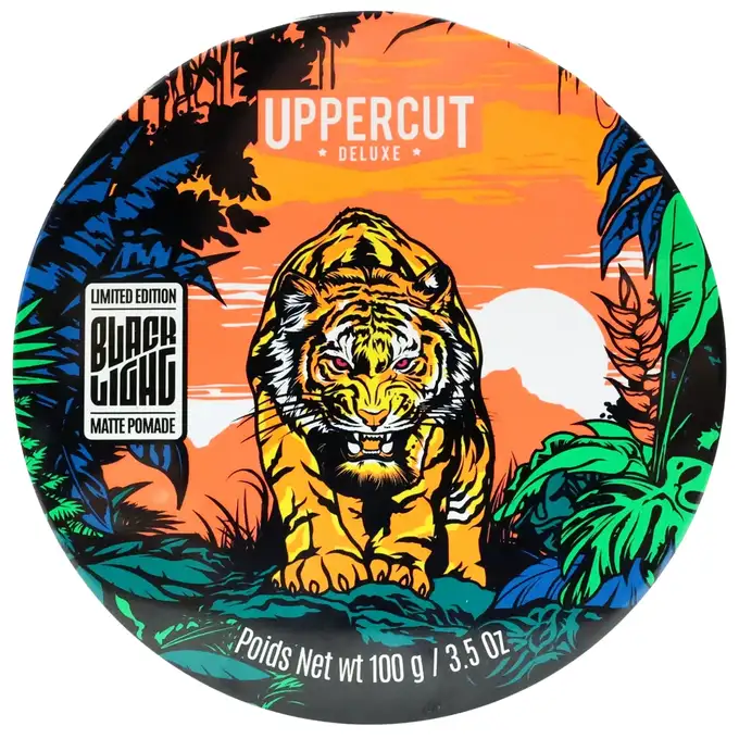 Uppercut Matt Pomade Black Light Limited - Matowa pomada do włosów średni chwyt 100g