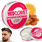 Zestaw do stylizacji włosów HEDCOMET - Pomada Supersonic Clay, tonik Upriser, grzebień teksturyzujący oraz worek