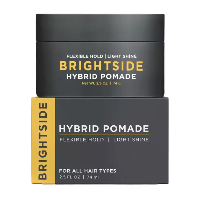 Brightside Hybrid Pomade - Elastyczna pomada do włosów o delikatnym połysku 74 ml