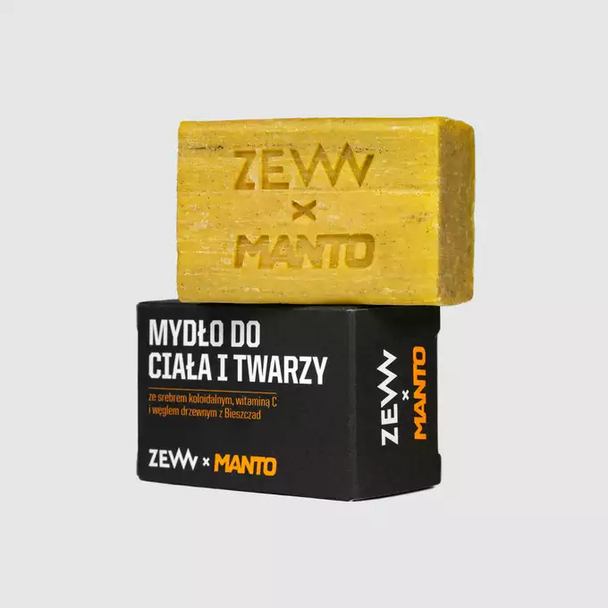 Zew for Men zestaw do pielęgnacji ciała - dezodorant, krem, mydło i czarna mydelniczka 