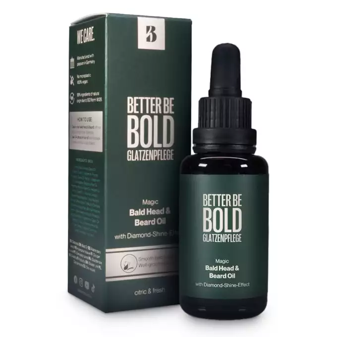 Better be bold Magic Oil - Olejek do brody i głowy ogolonej na łyso 30ml