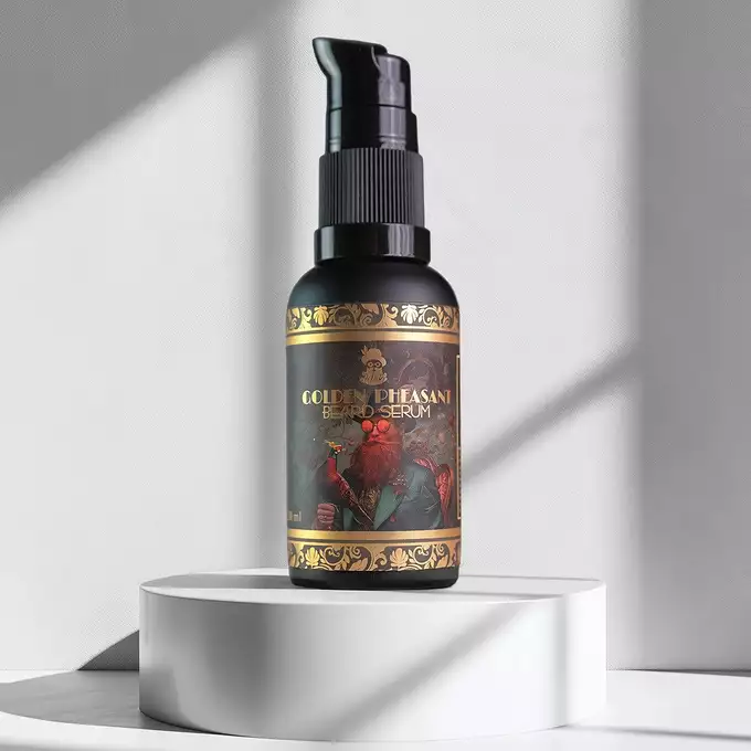 Jobski Cosmetics Golden Pheasant - Regeneracyjno wzmacniające serum do brody 30ml 