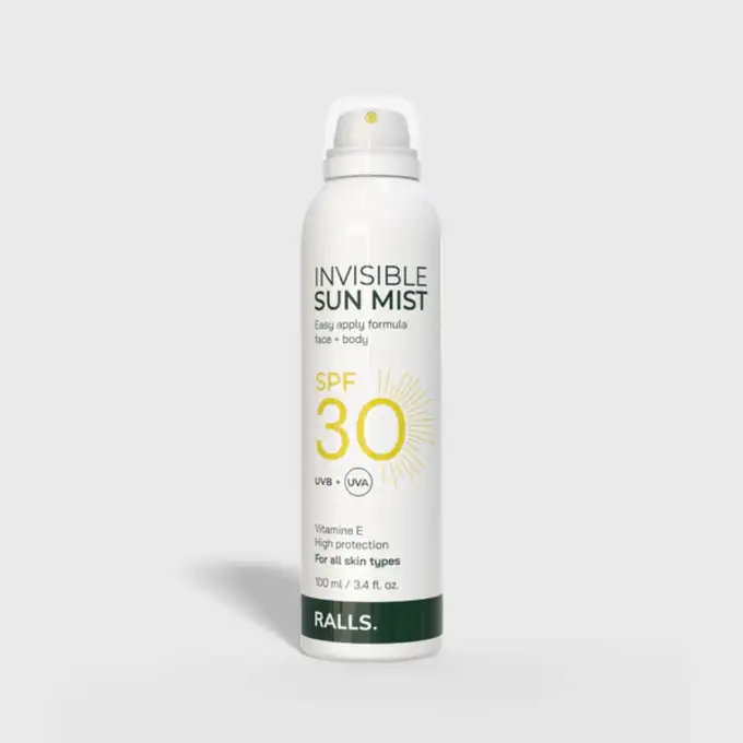 Ralls Invisible Sun Mist - Mgiełka z SPF 30 do twarzy i ciała 100ml