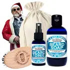 Zestaw do pielęgnacji brody Dr K Soap Fresh Lime - Szampon, olejek oraz kartacz