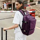 James Hawk Cabin Backpack Violet - Plecak podręczny do samolotu z portem USB